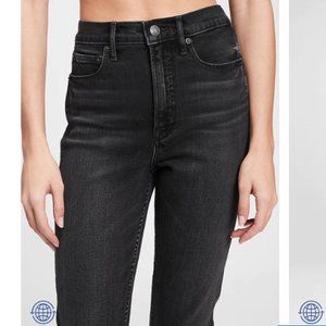 Pull&bear gray straight leg skinny leg distressed denim 26